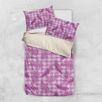 Pink Palaka Hawaii Palapalai Bedding Set Hawaiian Fern LT14 US Twin 172cm x 218cm Pink - Polynesian Pride