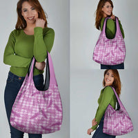 Pink Palaka Hawaii Palapalai Grocery Bag Hawaiian Fern LT14 - Polynesian Pride