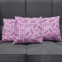 Pink Palaka Hawaii Palapalai Pillow Cover Hawaiian Fern LT14 - Polynesian Pride