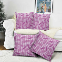 Pink Palaka Hawaii Palapalai Pillow Cover Hawaiian Fern LT14 - Polynesian Pride