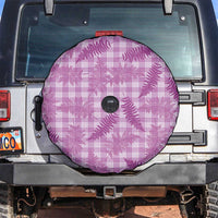 Pink Palaka Hawaii Palapalai Spare Tire Cover Hawaiian Fern LT14 Pink - Polynesian Pride