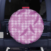 Pink Palaka Hawaii Palapalai Spare Tire Cover Hawaiian Fern LT14 No hole Pink - Polynesian Pride
