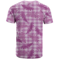 Pink Palaka Hawaii Palapalai T Shirt Hawaiian Fern LT14 - Polynesian Pride