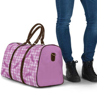 Pink Palaka Hawaii Palapalai Travel Bag Hawaiian Fern - Polynesian Pride