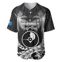 FSM Yap Day Baseball Jersey 2025 Wa'ab Micronesia Black Color