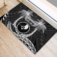 FSM Yap Day Rubber Doormat 2025 Wa'ab Micronesia Black Color