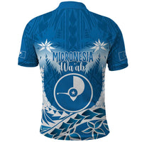 FSM Yap Day Polo Shirt 2025 Wa'ab Micronesia Flag Color
