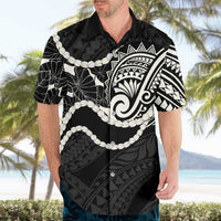 Aloha Hawaii Kalo Pikake Lei Hawaiian Shirt Chest Tattoo Black Hawaiian Pattern
