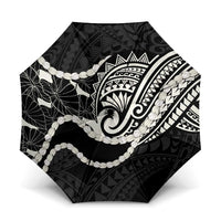 Aloha Hawaii Kalo Pikake Lei Umbrella Chest Tattoo Black Hawaiian Pattern LT14 One Size Folded 11.42 inch Opened Diameter 37.4 inch Black - Polynesian Pride
