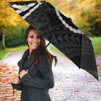 Aloha Hawaii Kalo Pikake Lei Umbrella Chest Tattoo Black Hawaiian Pattern LT14 - Polynesian Pride