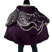 Aloha Hawaii Kalo Pikake Lei Cloak Chest Tattoo Purple Hawaiian Pattern LT14 - Polynesian Pride