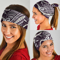 Aloha Hawaii Kalo Pikake Lei Neck Gaiter Chest Tattoo Purple Hawaiian Pattern LT14 - Polynesian Pride