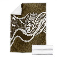 Aloha Hawaii Kalo Pikake Lei Blanket Chest Tattoo Gold Hawaiian Pattern LT14 - Polynesian Pride