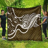 Aloha Hawaii Kalo Pikake Lei Quilt Chest Tattoo Gold Hawaiian Pattern LT14 - Polynesian Pride