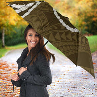 Aloha Hawaii Kalo Pikake Lei Umbrella Chest Tattoo Gold Hawaiian Pattern LT14 - Polynesian Pride