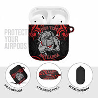 Personalised Aotearoa Bulldog AirPods Case NZ Maori Tattoo - Polynesian Pride