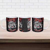 Personalised Aotearoa Bulldog Ceramic Mug NZ Maori Tattoo - Polynesian Pride