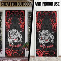 Aotearoa Bulldog Door Cover NZ Maori Tattoo - Polynesian Pride