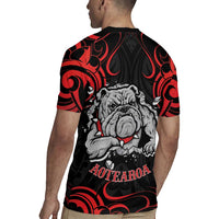 Personalised Aotearoa Bulldog Rugby Jersey NZ Maori Tattoo