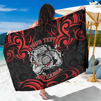 Personalised Aotearoa Bulldog Sarong NZ Maori Tattoo