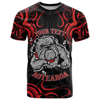 Personalised Aotearoa Bulldog T Shirt NZ Maori Tattoo