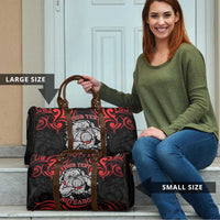 Personalised Aotearoa Bulldog Travel Bag NZ Maori Tattoo - Polynesian Pride