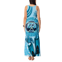 Hawaii Sea Turtle Snorkeling Is My Therapy Tank Maxi Dress LT14 - Polynesian Pride