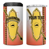 Personalised Bukidnon Philippines 4 in 1 Can Cooler Tumbler The Food Basket of Region X
