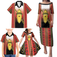 Personalised Bukidnon Philippines Family Matching Puletasi and Hawaiian Shirt The Food Basket of Region X