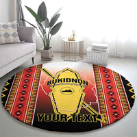 Personalised Bukidnon Philippines Round Carpet The Food Basket of Region X