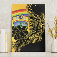 Quezon Province Canvas Wall Art Cocolandia Philippines Turtle LT14 Without Frame Gold - Polynesian Pride