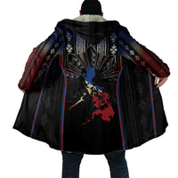 Mabuhay Philippines Festival Cloak Filipino Map Sampaguita Igorot Pattern LT14 - Polynesian Pride