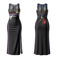 Mabuhay Philippines Festival Couples Matching Tank Maxi Dress and Hawaiian Shirt Filipino Map Sampaguita Igorot Pattern LT14 - Polynesian Pride