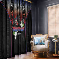 Mabuhay Philippines Festival Window Curtain Filipino Map Sampaguita Igorot Pattern LT14 - Polynesian Pride