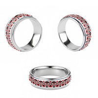 New Zealand Ngutu Kaka Kowhaiwhai Motif Classic Ring LT14 - Polynesian Pride