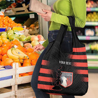 Custom New Caledonia Football Grocery Bag Allez Les Cagous Polynesian Pattern LT14 - Polynesian Pride