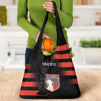 Custom New Caledonia Football Grocery Bag Allez Les Cagous Polynesian Pattern LT14 - Polynesian Pride