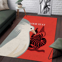 Custom Nouvelle-Caledonie Football Area Rug Allez Les Cagous Simple Style