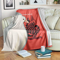 Custom Nouvelle-Caledonie Football Blanket Allez Les Cagous Simple Style