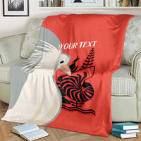 Custom Nouvelle-Caledonie Football Blanket Allez Les Cagous Simple Style