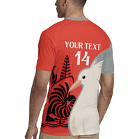 Custom Nouvelle-Caledonie Football Rugby Jersey Allez Les Cagous Simple Style