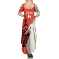 Custom Nouvelle-Caledonie Football Summer Maxi Dress Allez Les Cagous Simple Style