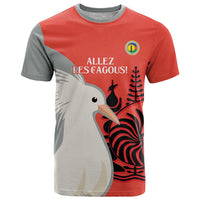 Custom Nouvelle-Caledonie Football T Shirt Allez Les Cagous Simple Style