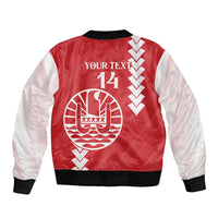Custom Tahiti Football Bomber Jacket Go Toa Aito