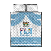 Custom Fiji Tapa Football Quilt Bed Set Go Bula Boy!