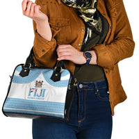 Custom Fiji Tapa Football Shoulder Handbag Go Bula Boy!