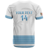 Custom Fiji Tapa Football T Shirt Go Bula Boy! LT14 - Polynesian Pride