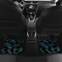 New Zealand Silver Fern Curling Personalised Car Mats Aotearoa Kiwi Ponga Paua Shell Version - Polynesian Pride