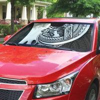 Philippines Eagle Sun Auto Sun Shade Filipino Agila Polynesian Tattoo Black Color LT14 - Polynesian Pride