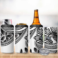Philippines Eagle Sun 4 in 1 Can Cooler Tumbler Filipino Agila Polynesian Tattoo Black Color LT14 - Polynesian Pride